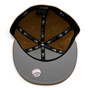 New York Yankees New Era All Panama Tan With Basic Logo And Light Gray Bottom 59FIFTY Fitted Hat