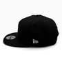 Seattle Mariners New Era Black With Sky Blue/Dark Gray Logo 9FIFTY Adjustable Snapback Hat
