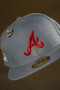 Atlanta Braves New Era “Alphonse Braves” Dark Gray With 1999 World Series Patch 59FIFTY Fitted Hat