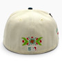 Los Angeles Dodgers Chrome White/Teal Dia De Los Muertos With Side Patch 59FIFTY Fitted Hat