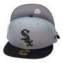 Chicago White Sox New Era Storm Gray/Black Bill 59FIFTY Fitted Hat