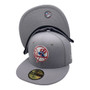 New York Yankees New Era All Gray With 1946 Cooperstown Logo 59FIFTY Fitted Hat