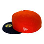Houston Astros New Era Orange/Navy Bill Alternate Authentic Collection On-Field 59FIFTY Fitted Hat
