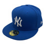 New York Yankees New Era All light Royal Blue With White Logo 59FIFTY Fitted Hat