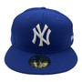 New York Yankees New Era All Royal Blue With White Logo 59FIFTY Fitted Hat