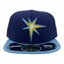 Tampa Bay Rays New Era All Navy With Sky Blue Bill Diamond Era 59FIFTY Fitted Hat