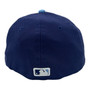 Tampa Bay Rays New Era All Navy With Sky Blue Bill Diamond Era 59FIFTY Fitted Hat