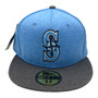Seattle Mariners New Era Sky Blue/Dark Gray Bill 2017 Father's Day On-Field 59FIFTY Fitted Hat