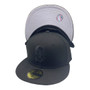 Seattle Mariners New Era Black On Black 59FIFTY Fitted Hat