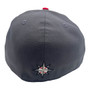 Seattle Mariners New Era Graphite/Black Bill With Compass Logo 59FIFTY Fitted Hat