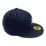 Seattle Mariners New Era All Navy With Teal Outline Around Logo 2019 Batting Practice 59FIFTY Fitted Hat