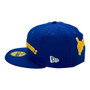 Seattle Mariners New Era All Royal Blue With Cooperstown Team Logos Wrapped All Around 59FIFTY Fitted Hat