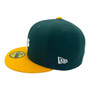 Oakland Athletics New Era Dark Green/Gold Bill Home Authentic Collection On-Field 59FIFTY Fitted Hat