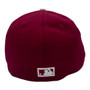 Philadelphia Phillies New Era All Burgundy With White Cooperstown Logo 59FIFTY Fitted Hat