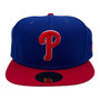 Philadelphia Phillies New Era Royal Blue/Red Bill Alternate Authentic Collection On-Field 59FIFTY Fitted Hat