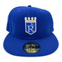 Kansas City Royals New Era All Royal Blue With Cooperstown Logo 59FIFTY Fitted Hat