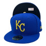 Kansas City Royals 1 New Era All Royal Blue Authentic Collection 59FIFTY Fitted Hat