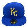 Kansas City Royals 1 New Era All Royal Blue Authentic Collection 59FIFTY Fitted Hat