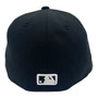 Los Angeles Angels New Era All Black With White Logo 59FIFTY Fitted Hat