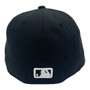 Los Angeles Angels New Era All Black With White Logo 59FIFTY Fitted Hat