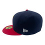 California Angels New Era Navy/Red Bill Cooperstown Logo 59FIFTY Fitted Hat