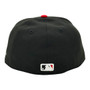 Cincinnati Reds New Era Black/Red Bill Alternate Authentic Collection On-Field 59FIFTY Fitted Hat