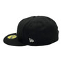 Cincinnati Reds New Era All Black With White Logo 59FIFTY Fitted Hat