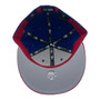 Chicago Cubs New Era All Pinstriped Royal Blue With Red Bill 59FIFTY Fitted Hat