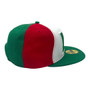 Mexico New Era 3 Tone White/Red/Green Bill With Mexico Country Flag 59FIFTY Fitted Hat Mexico New Era 3 Tone White/Red/Green Bill With Mexico Country Flag 59FIFTY Fitted Hat