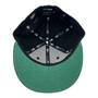Generales De Durango New Era Heather Black With Green And Light Purple Outline 59FIFTY Fitted Hat