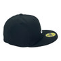 Atlanta Braves New Era All Black With White Logo 59FIFTY Fitted Hat