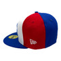 Montreal Expos New Era 3 Tone White/Red/Royal Blue Bill Cooperstown Logo 59FIFTY Fitted Hat