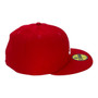 Atlanta Braves New Era All Red With White Logo 59FIFTY Fitted Hat