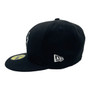Toronto Blue Jays New Era Black With White And Gray Bottom 59FIFTY Fitted Hat