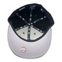 Toronto Blue Jays New Era Black With White And Gray Bottom 59FIFTY Fitted Hat