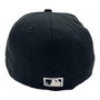 Toronto Blue Jays New Era Black With White And Black Bottom 59FIFTY Fitted Hat