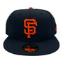 San Francisco Giants New Era All Black Game Authentic Collection On-Field 59FIFTY Fitted Hat