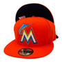 Miami Marlins New Era All Orange Authentic Collection On-Field 59FIFTY Fitted Hat