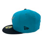 Florida Marlins New Era Teal/Black Bill Cooperstown Logo 59FIFTY Fitted Hat