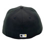 Pittsburgh Pirates New Era All Black Yellow Logo With Black Outline And Black Bottom 59FIFTY Fitted Hat