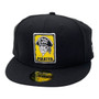 Pittsburgh Pirates New Era All Black With Square Pirate Logo 59FIFTY Fitted Hat