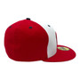 Washington Nationals New Era White Front/Red Bill And Back Diamond Era 59FIFTY Fitted Hat