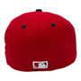 Washington Nationals New Era White Front/Red Bill And Back Diamond Era 59FIFTY Fitted Hat