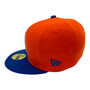 New York Mets New Era Orange/Royal Blue Bill Alternate Logo 59FIFTY Fitted Hat