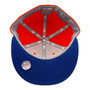 New York Mets New Era Orange/Royal Blue Bill Alternate Logo 59FIFTY Fitted Hat
