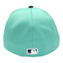 Seattle Mariners New Era Aqua/Navy Bill And Black Bottom With 2025 Spring Training Patch On Side 59FIFTY Fitted Hat