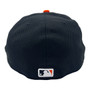 San Francisco Giants New Era Black With Orange Bill Diamond Era 59FIFTY Fitted Hat