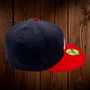 Atlanta Braves New Era Navy/Red Bill With 1995 World Series Patch On Side 59FIFTY Fitted Hat
