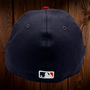 Atlanta Braves New Era Navy/Red Bill With 1995 World Series Patch On Side 59FIFTY Fitted Hat