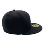 Seattle Mariners New Era All Black/White With The 1981 Mariners Logo 59FIFTY Fitted Hat
